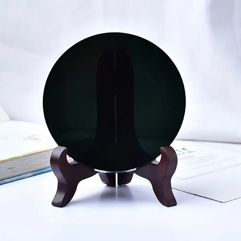 Black Obsidian Scrying Mirror - The Bookstore