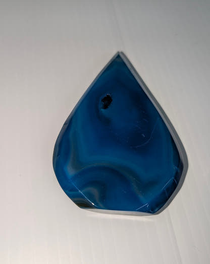 Blue Agate Water Drop - The Bookstore