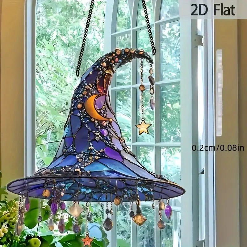 Bohemian Style Witch Hat Suncatcher General Cargo Shop