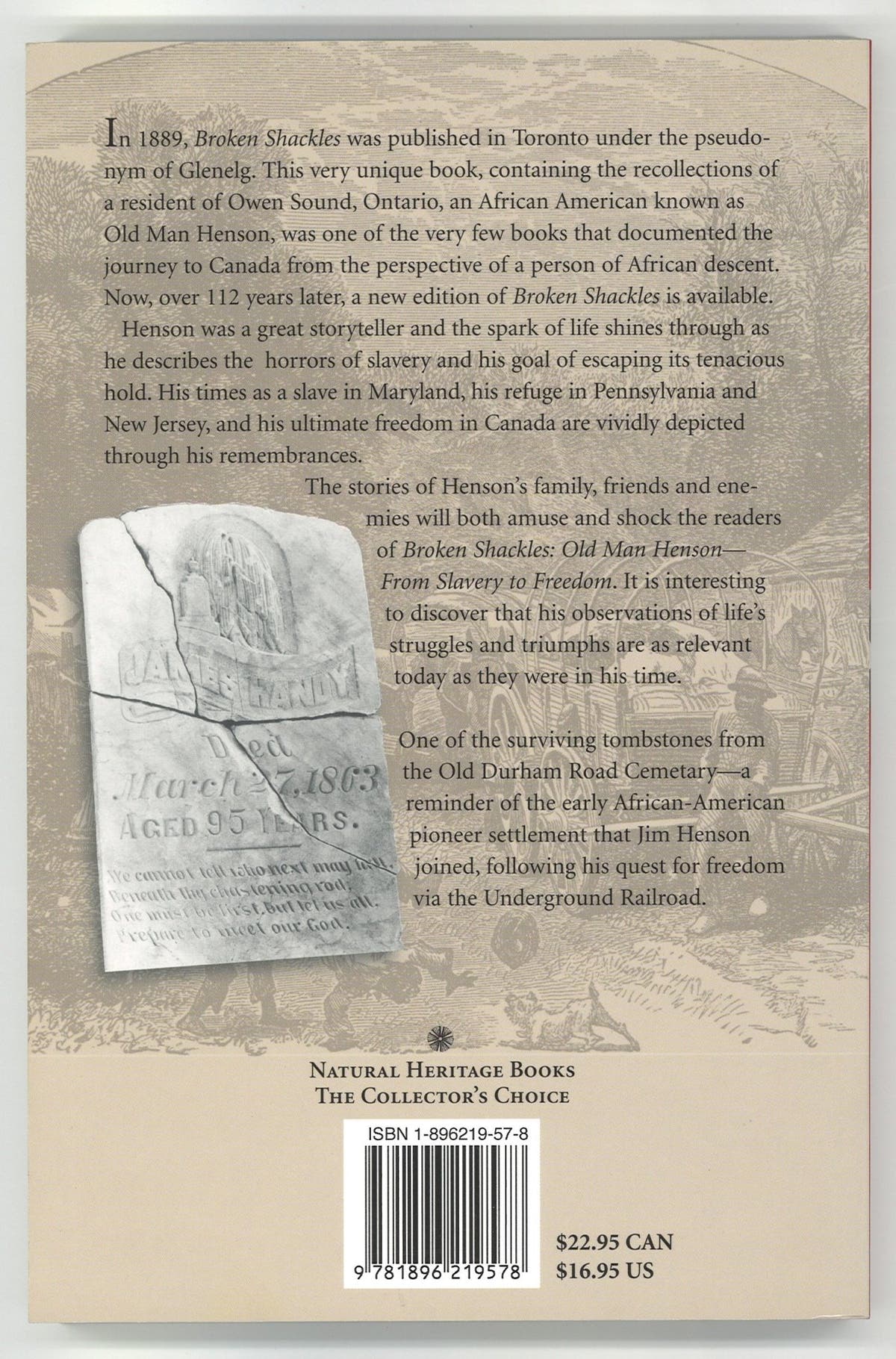 Broken Shackles: Old Man Henson From Slavery to Freedom - The Bookstore