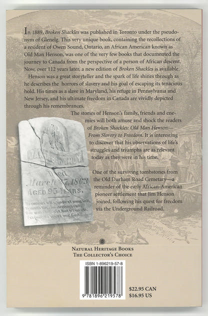 Broken Shackles: Old Man Henson From Slavery to Freedom - The Bookstore