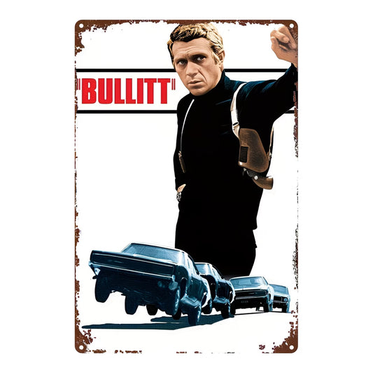 Bullitt Movie Metal Sign