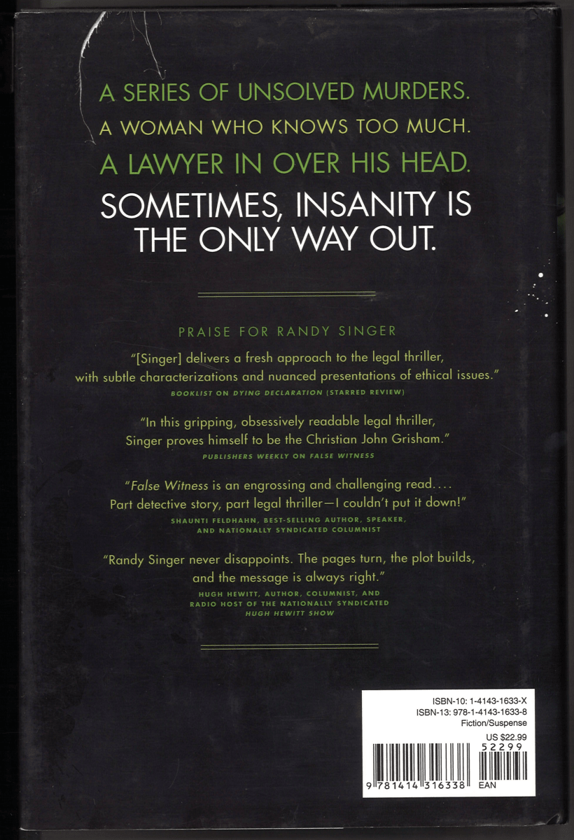 By Reason of Insanity - The Bookstore