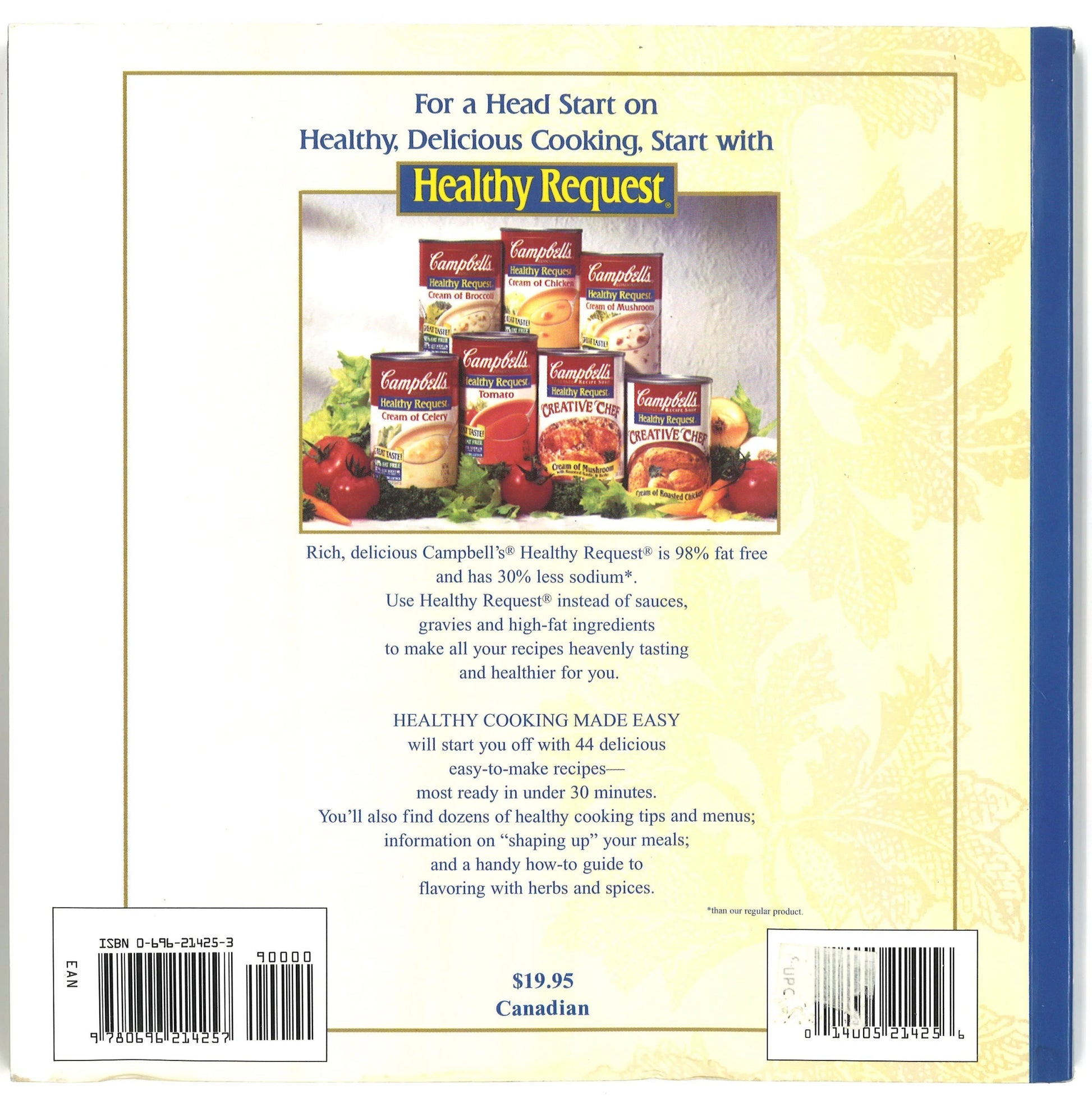 Campbell's Healthy Request: Healthy Cooking Made Easy - The Bookstore