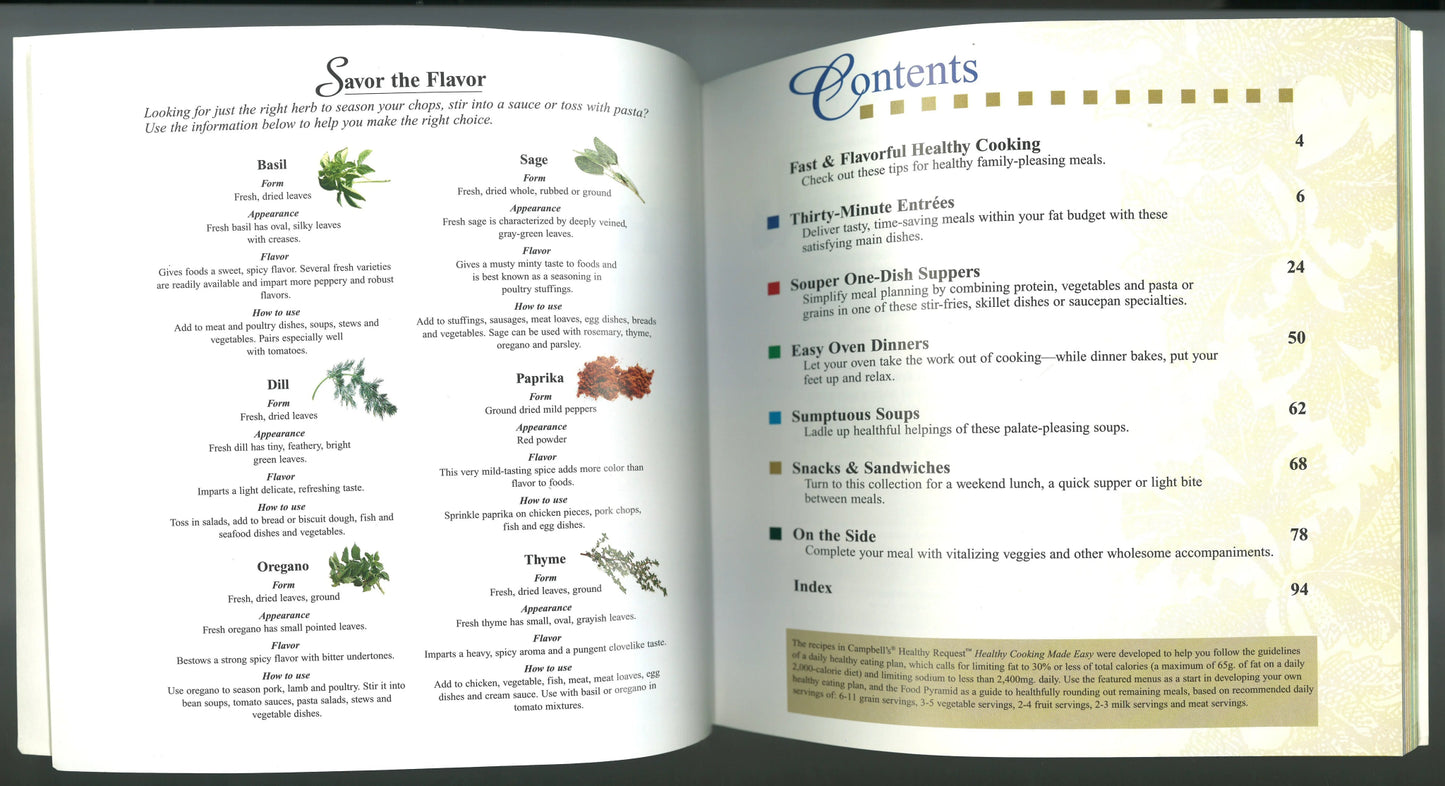 Campbell's Healthy Request: Healthy Cooking Made Easy - The Bookstore