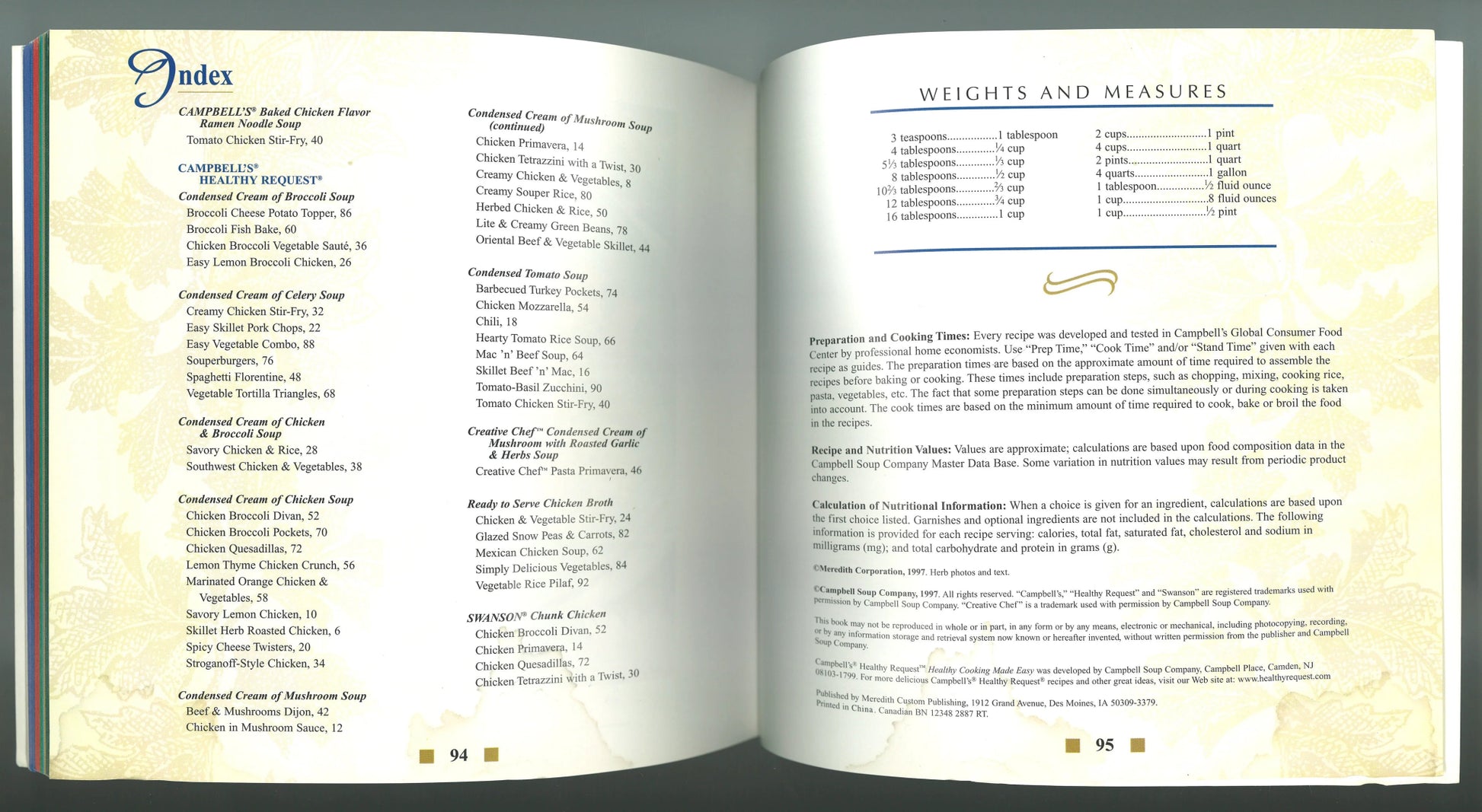 Campbell's Healthy Request: Healthy Cooking Made Easy - The Bookstore