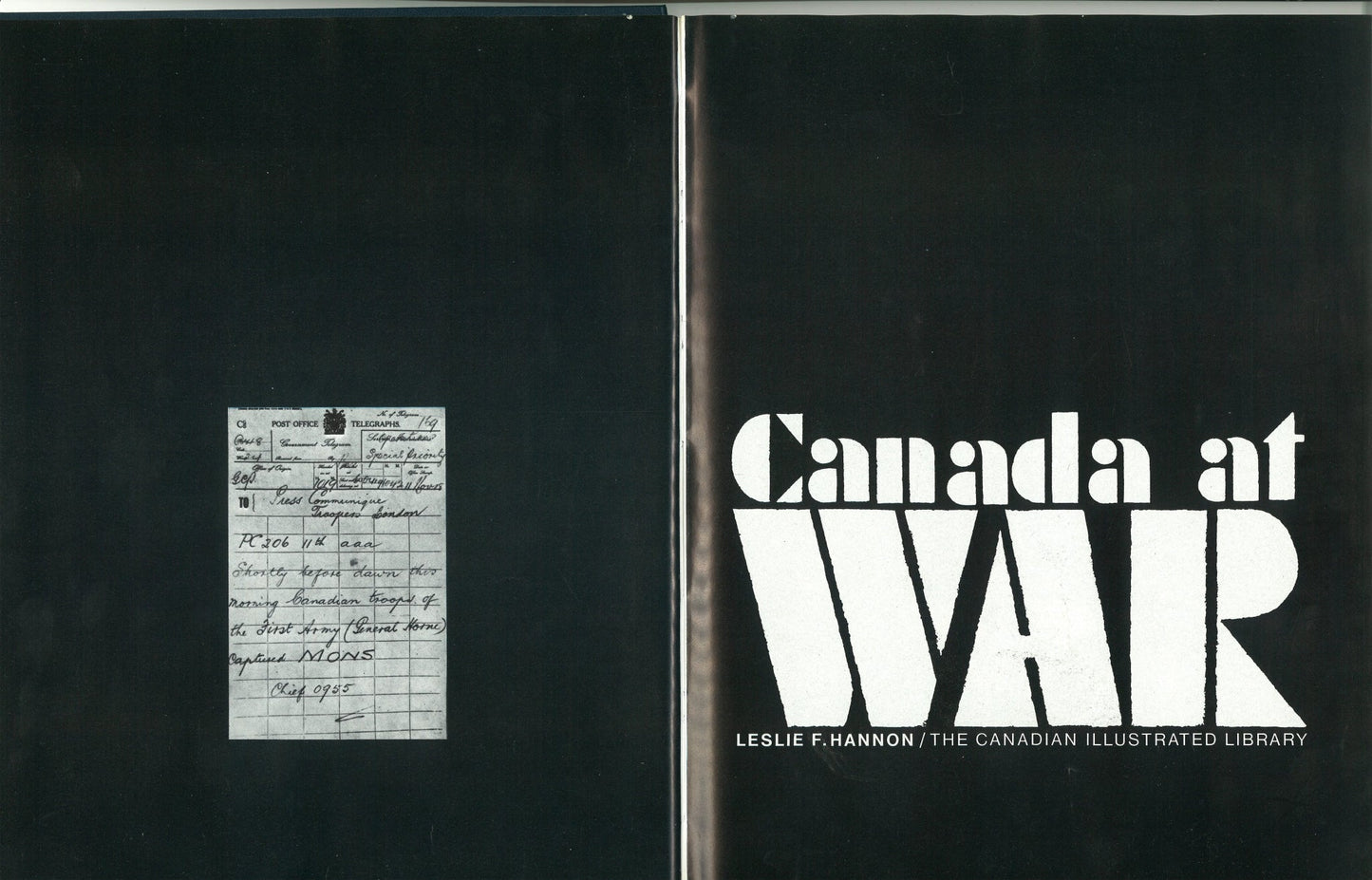 Canada At War Leslie F. Hannon