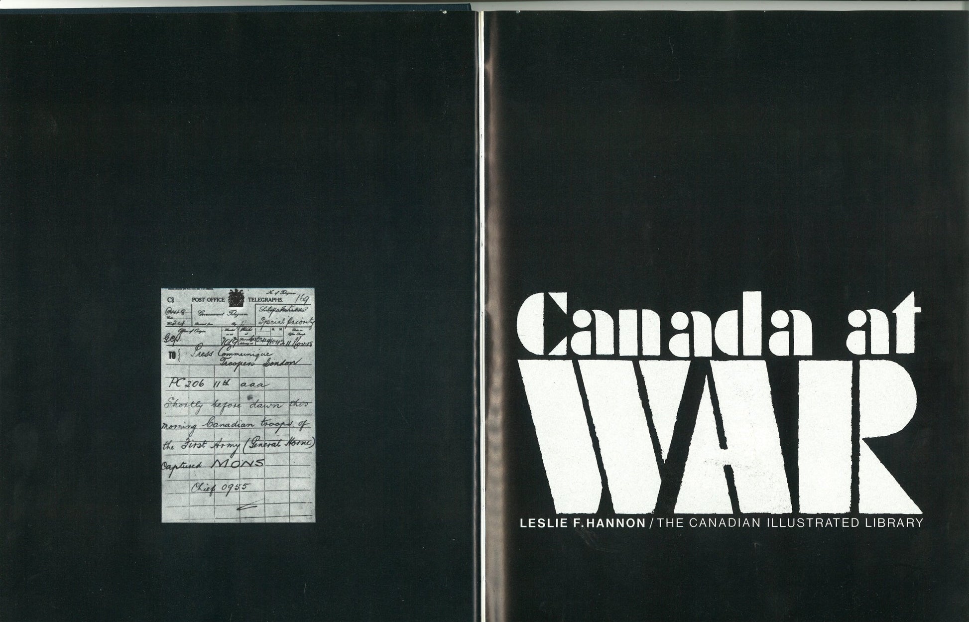 Canada At War Leslie F. Hannon