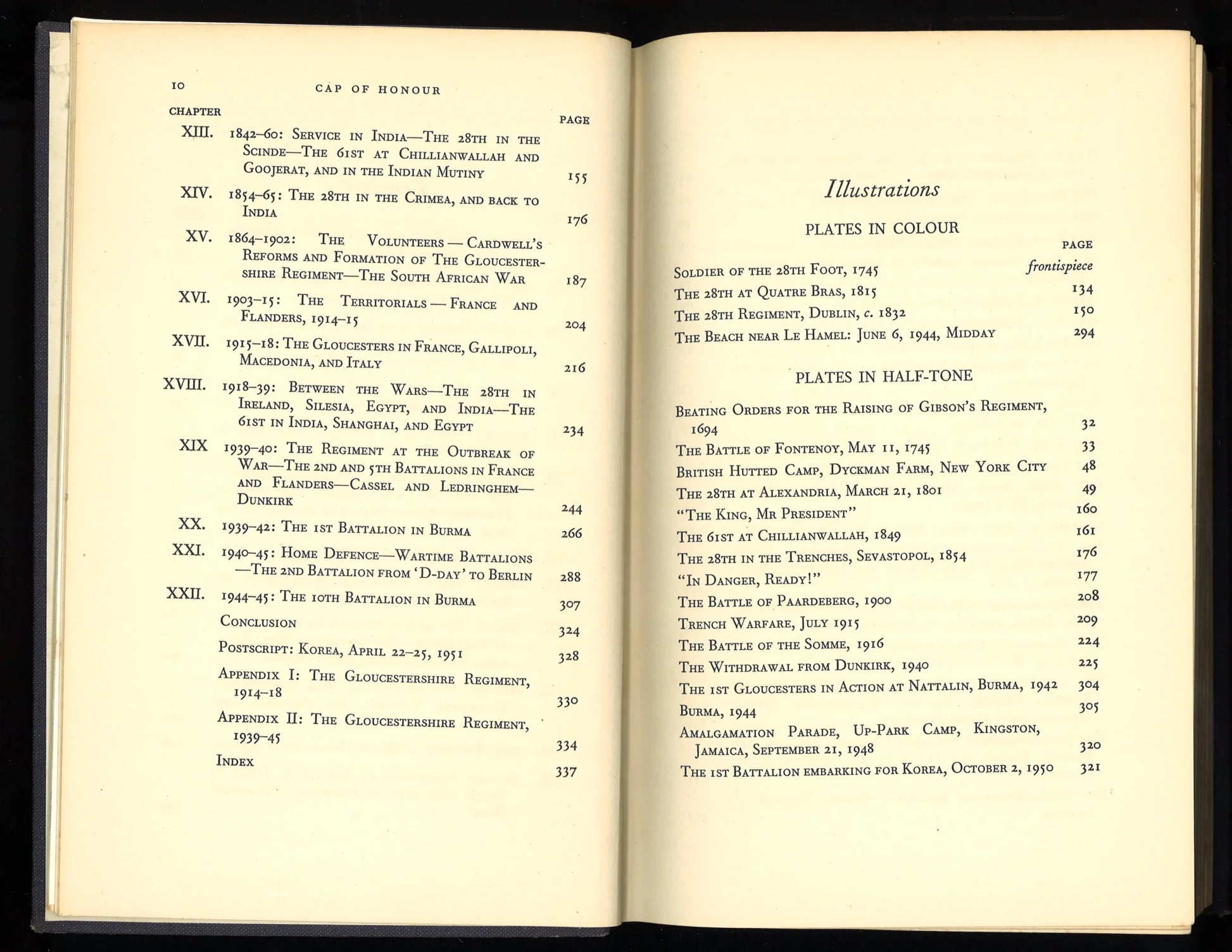 Cap of Honour: The Story of The Gloucestershire Regiment - The Bookstore