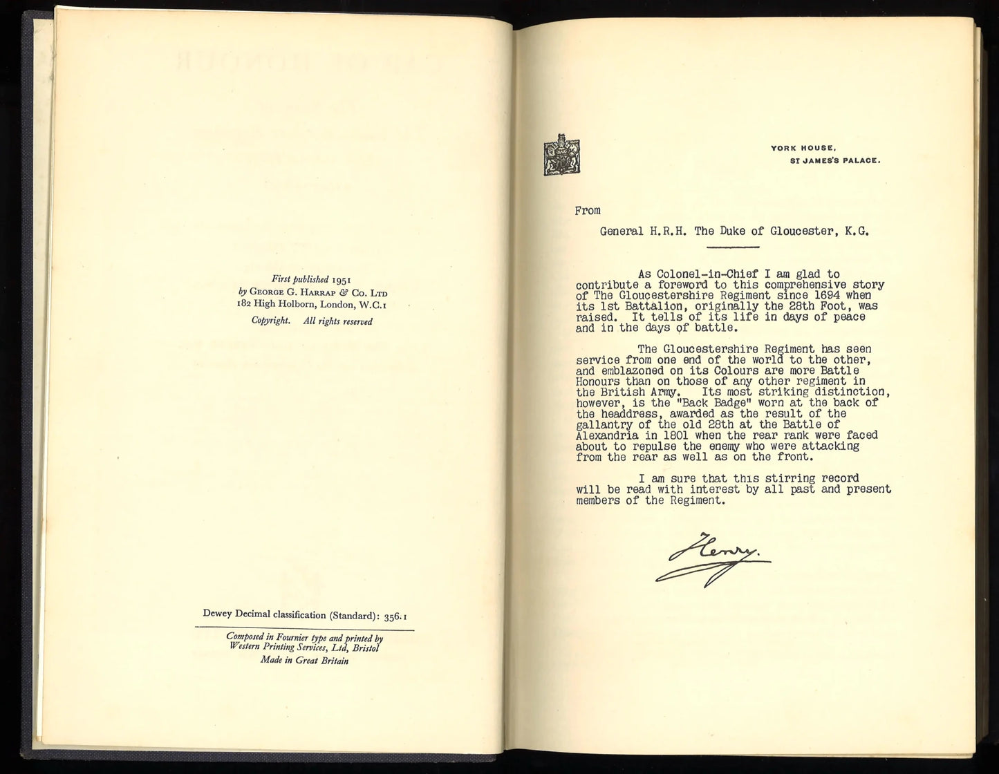 Cap of Honour: The Story of The Gloucestershire Regiment - The Bookstore