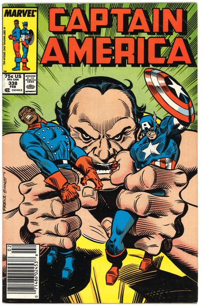 Captain America 338 – Newsstand Edition, February 1988 - The Bookstore