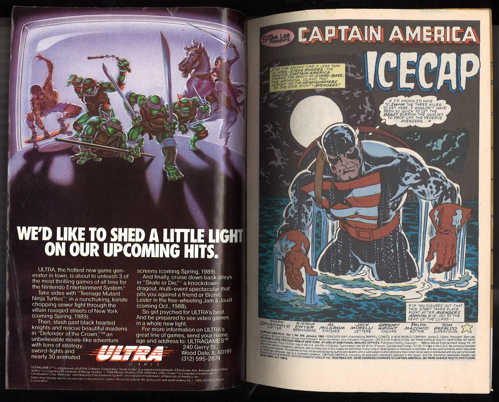 Captain America no. 349 (1989) - The Bookstore