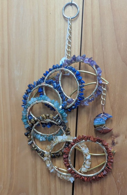 Chakra Moon Suncatcher - The Bookstore