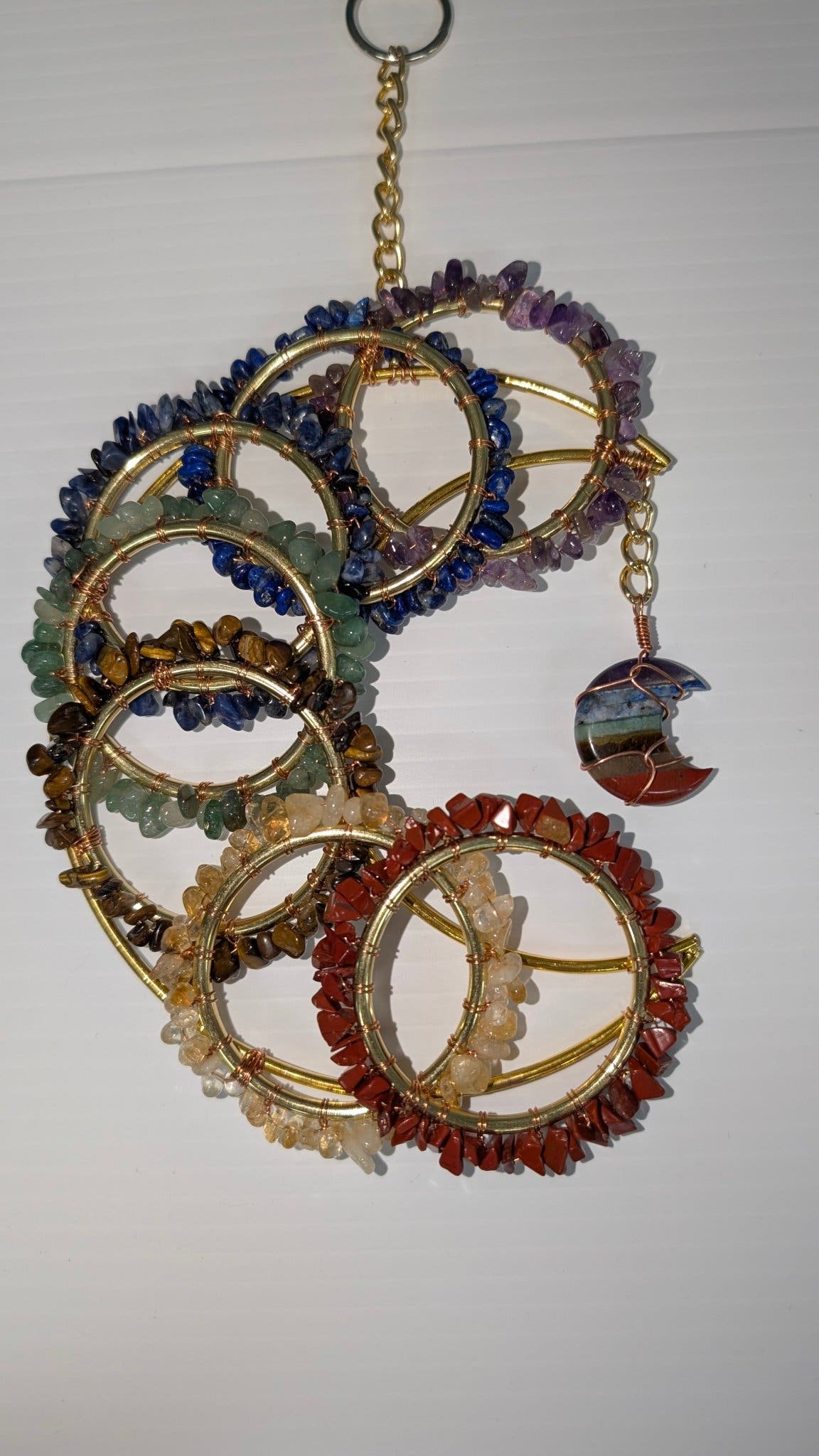 Chakra Moon Suncatcher - The Bookstore