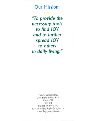 Charting A Course For JOYful Living: Another Treasure Chest of Gems for Your Self - Discovery (Large Print & Signed) - The Bookstore