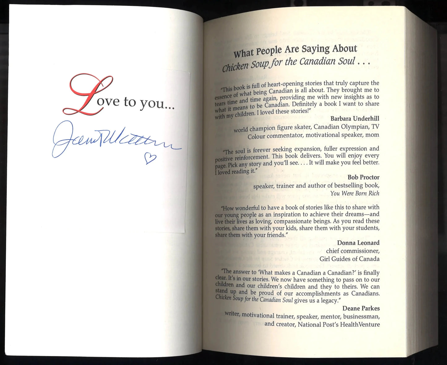 Chicken Soup for the Canadian Soul: Stories to Inspire and Uplift the Hearts of Canadians - Signed - The Bookstore