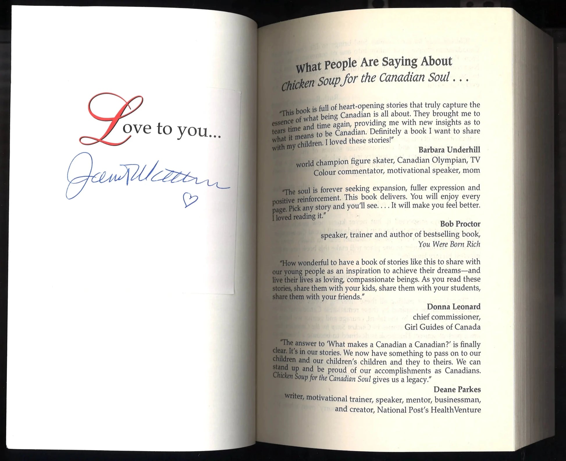 Chicken Soup for the Canadian Soul: Stories to Inspire and Uplift the Hearts of Canadians - Signed - The Bookstore