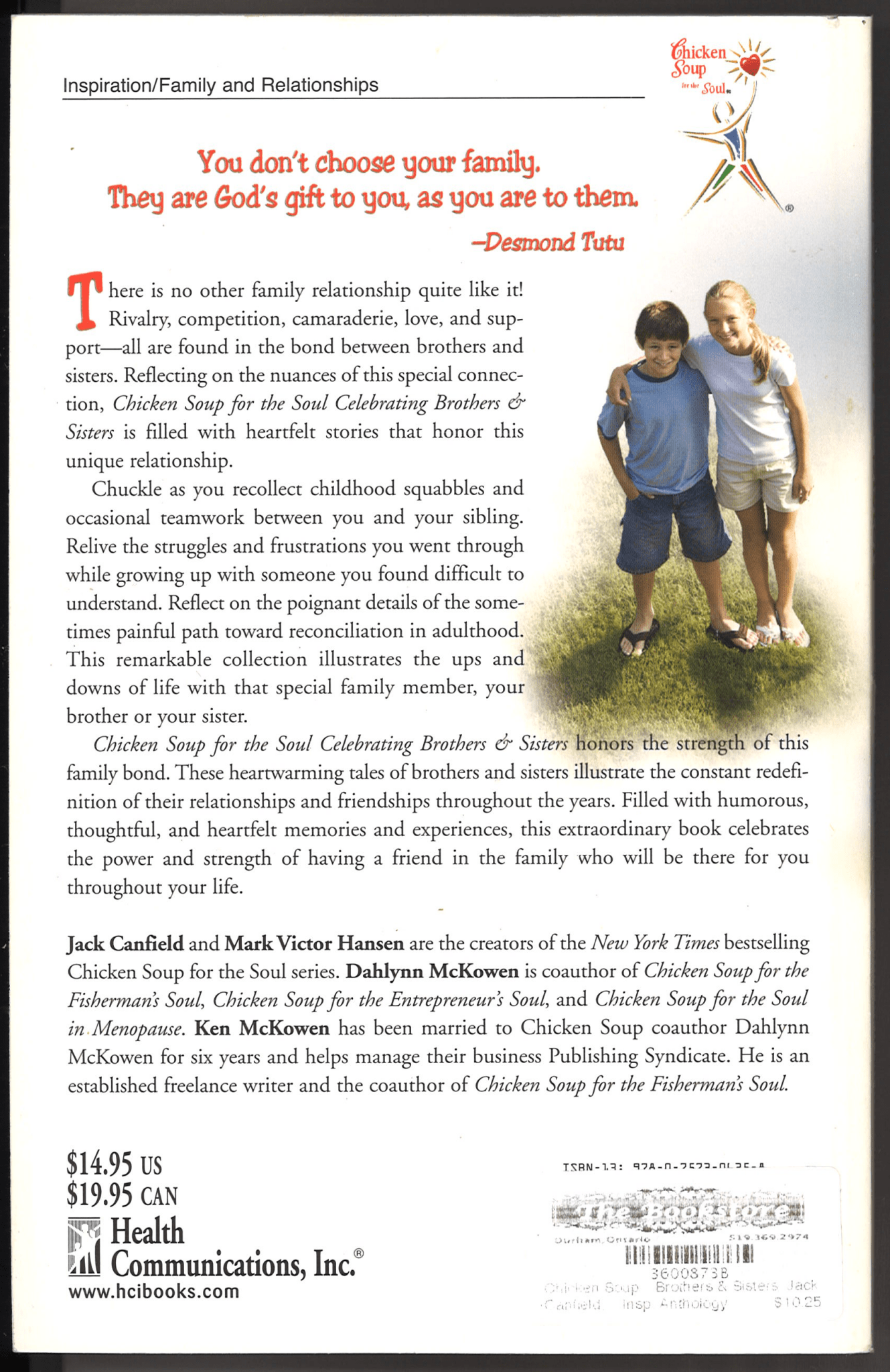 Chicken Soup for the Soul Celebrating Brothers and Sisters - The Bookstore