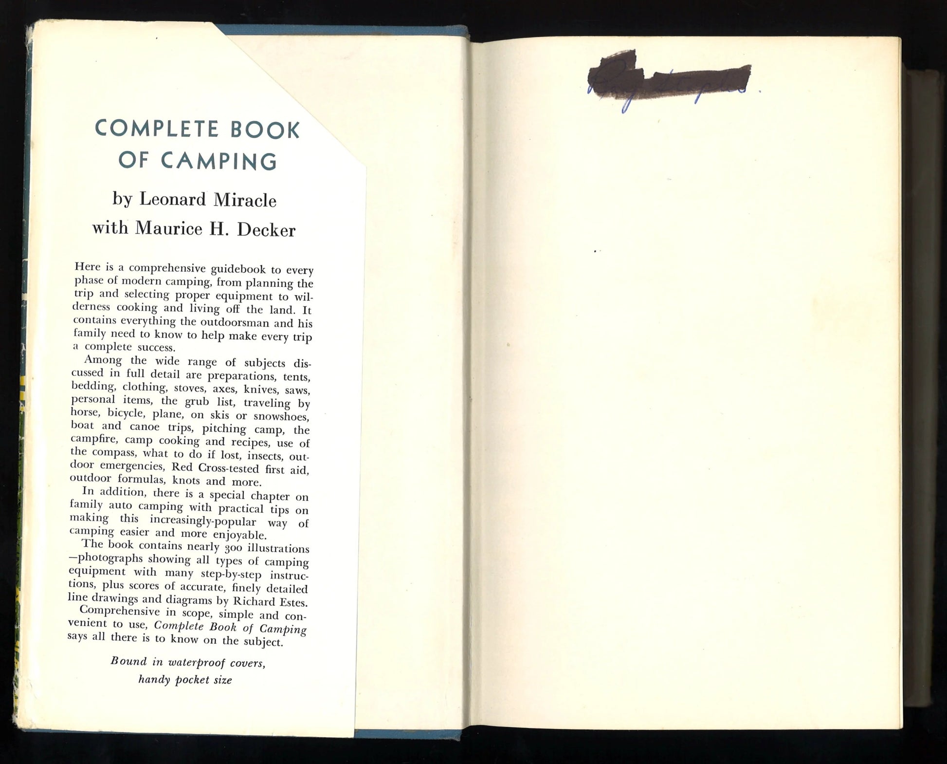 Complete Book of Camping: Includes Full Information on Auto Camping - The Bookstore