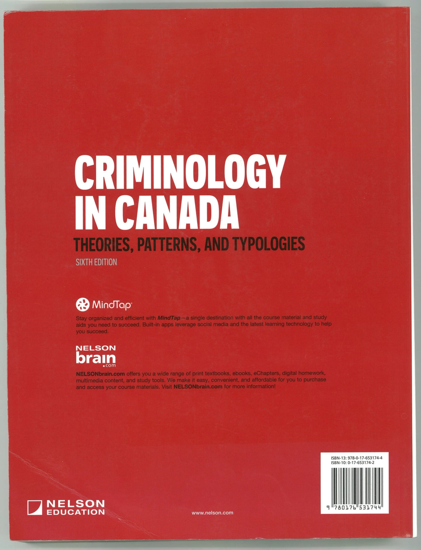 Criminology In Canada: Theories, Patterns, And Typologies - The Bookstore