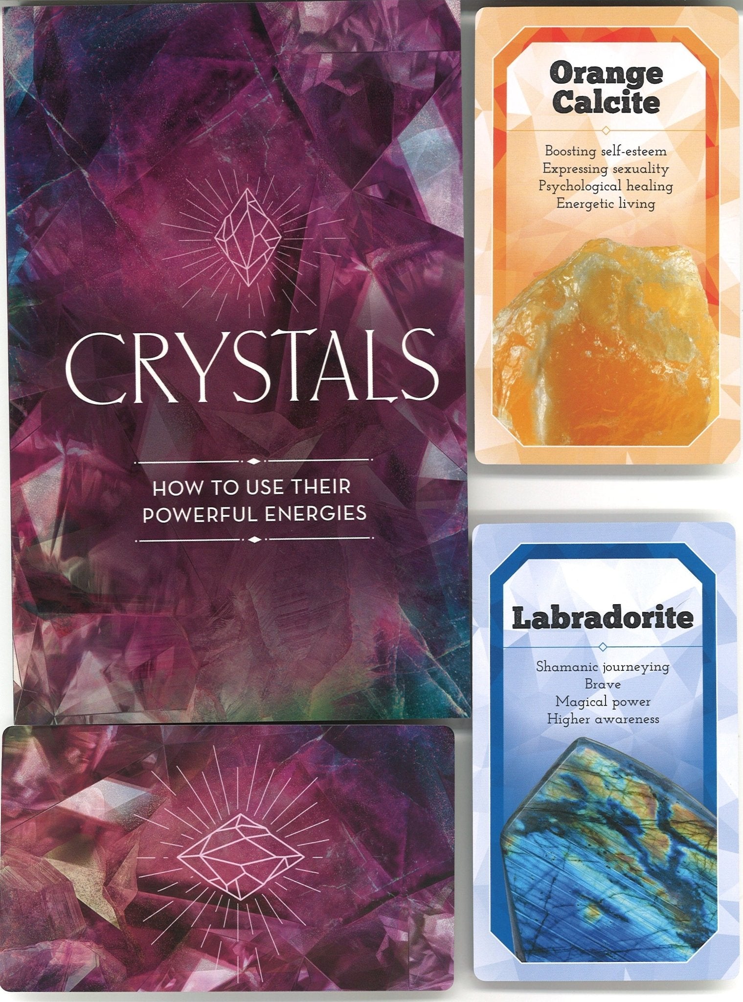 Crystals Book & Card Deck - 52 Card Deck and 160 Page Book - The Bookstore