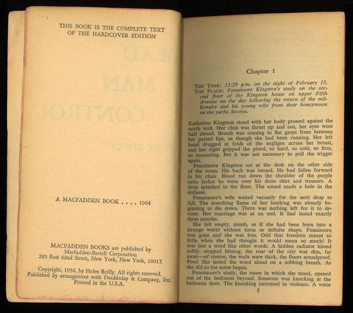 Dead Man Control (1964) - The Bookstore