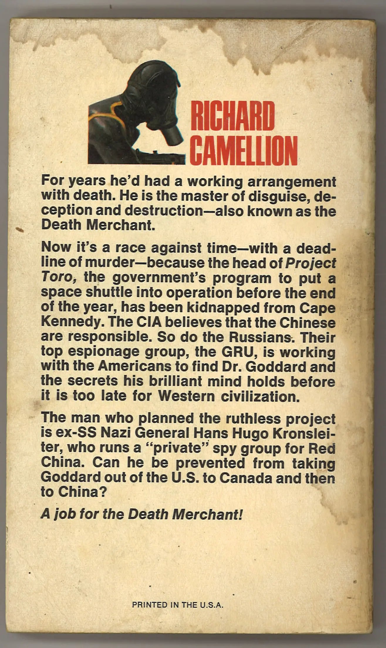 Death Merchant #4: Chinese Conspiracy (1973)