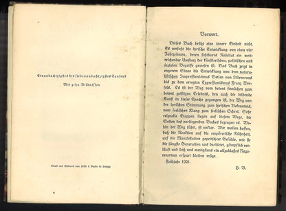 Deutsche Lyrik seit Liliencron - 1921 Edition (German) - The Bookstore