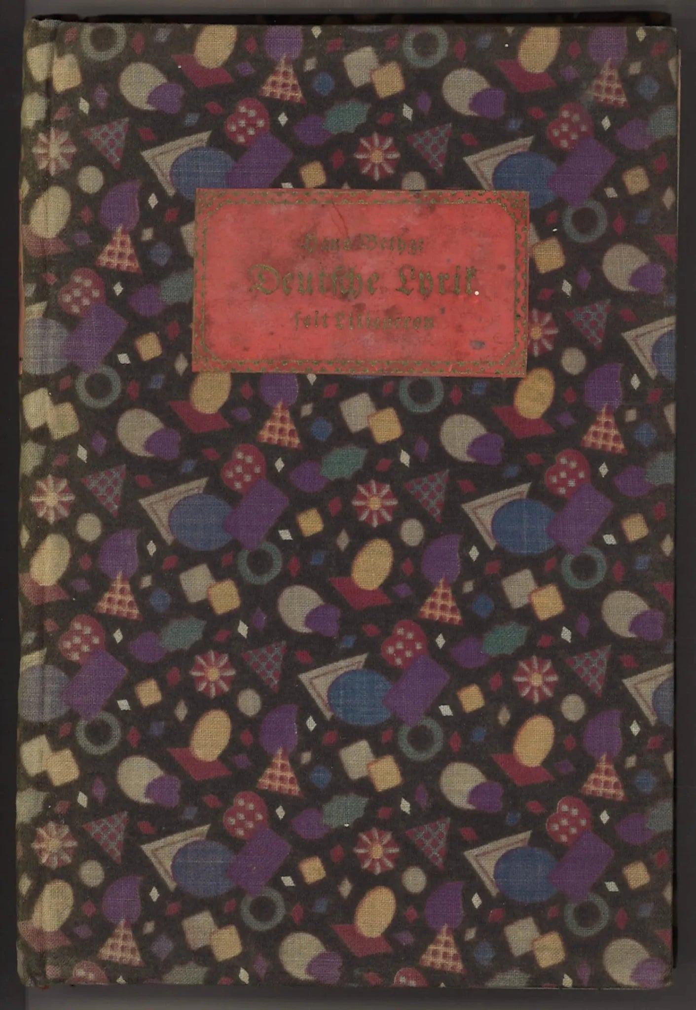 Deutsche Lyrik seit Liliencron - 1921 Edition (German) - The Bookstore