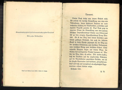 Deutsche Lyrik seit Liliencron - 1921 Edition (German)