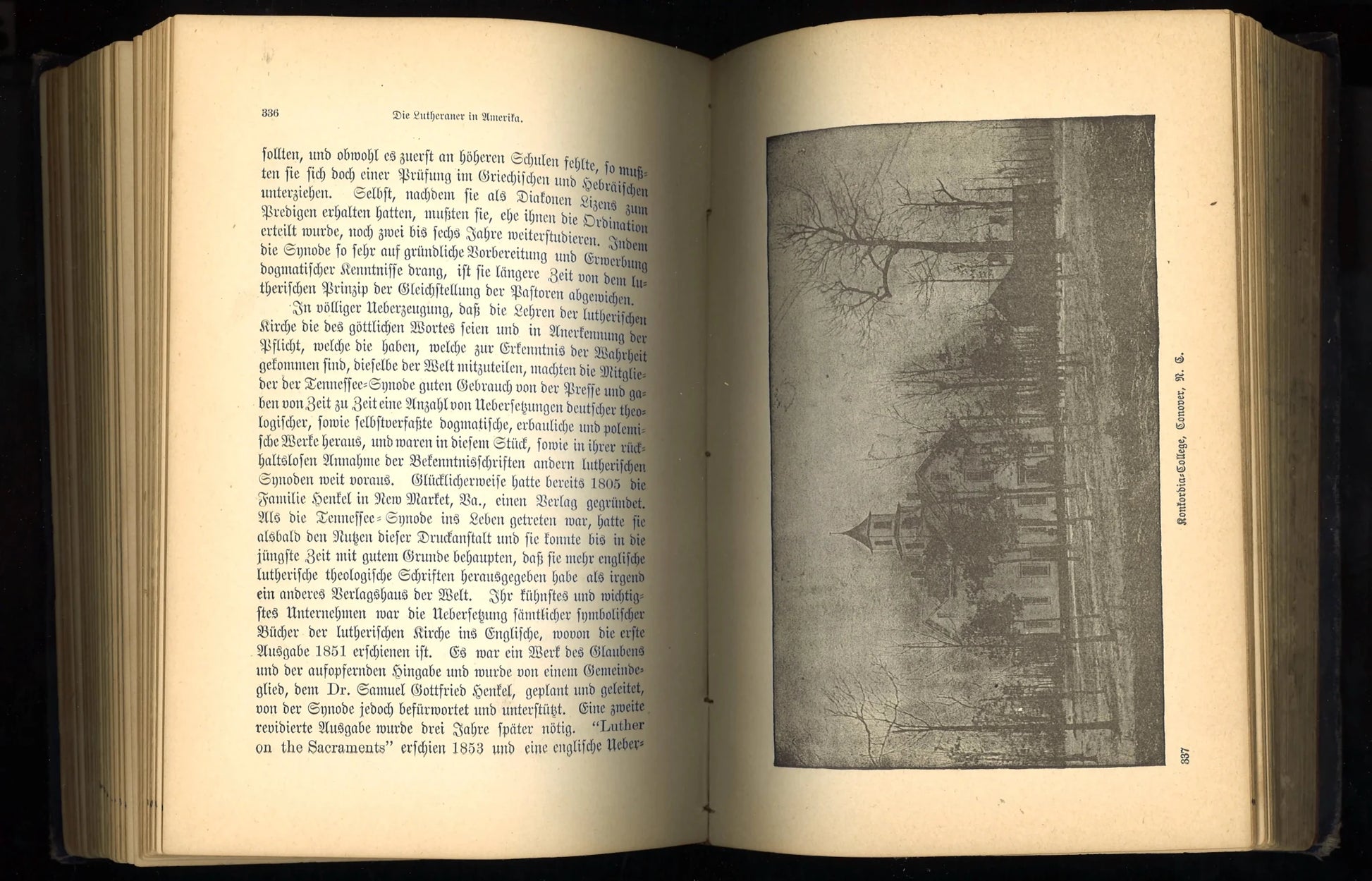 Die Lutheraner in Amerika by Edmund Jakob Wolf, 1891 First German Edition - The Bookstore