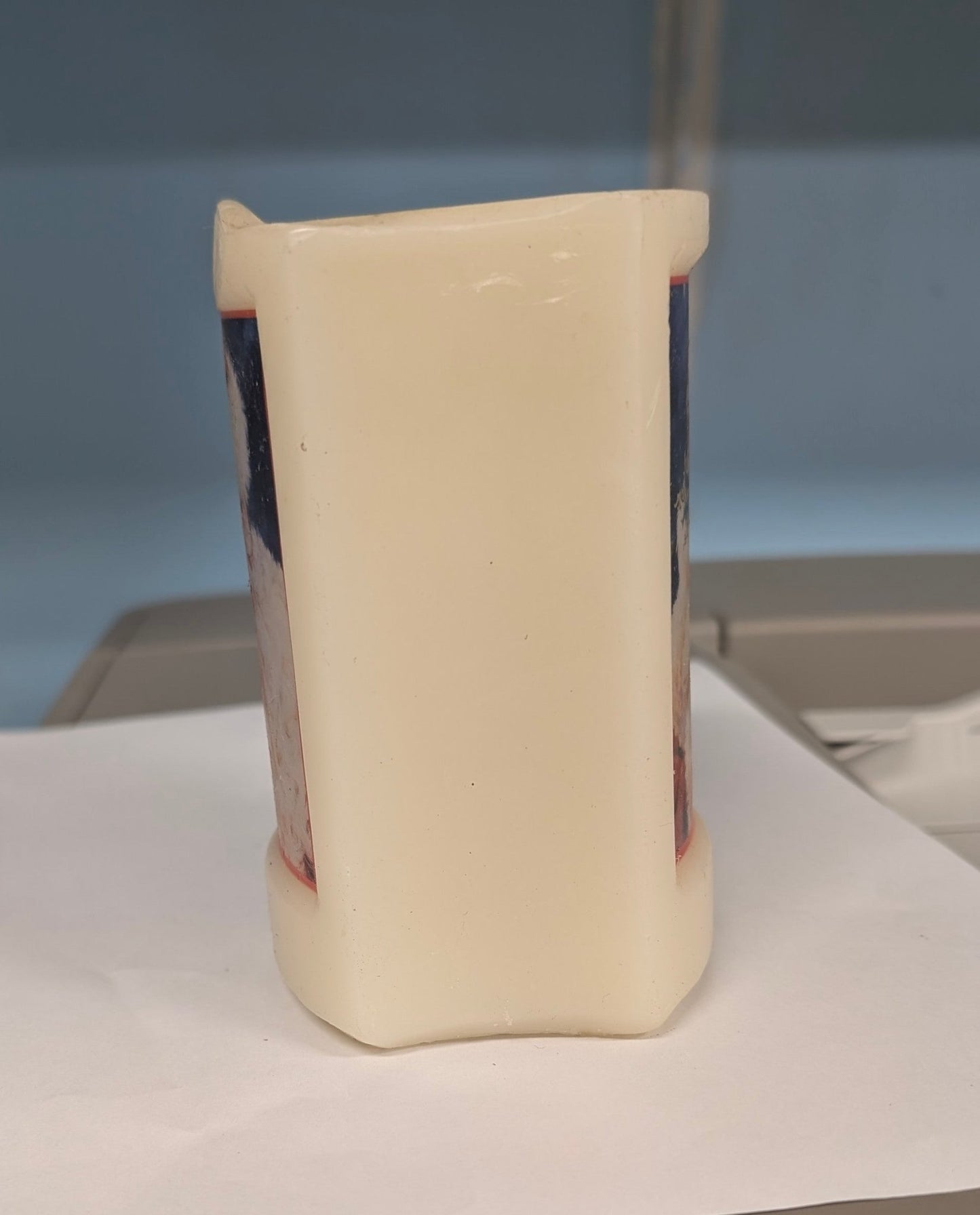 Dona Gelsinger Santa Christmas Candle - The Bookstore