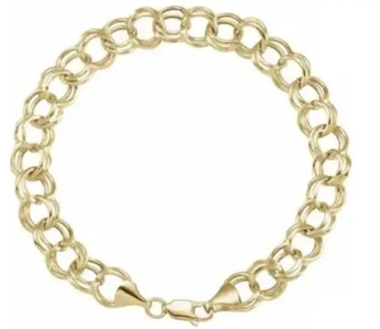 Double Link 14K Gold Bracelet - The Bookstore