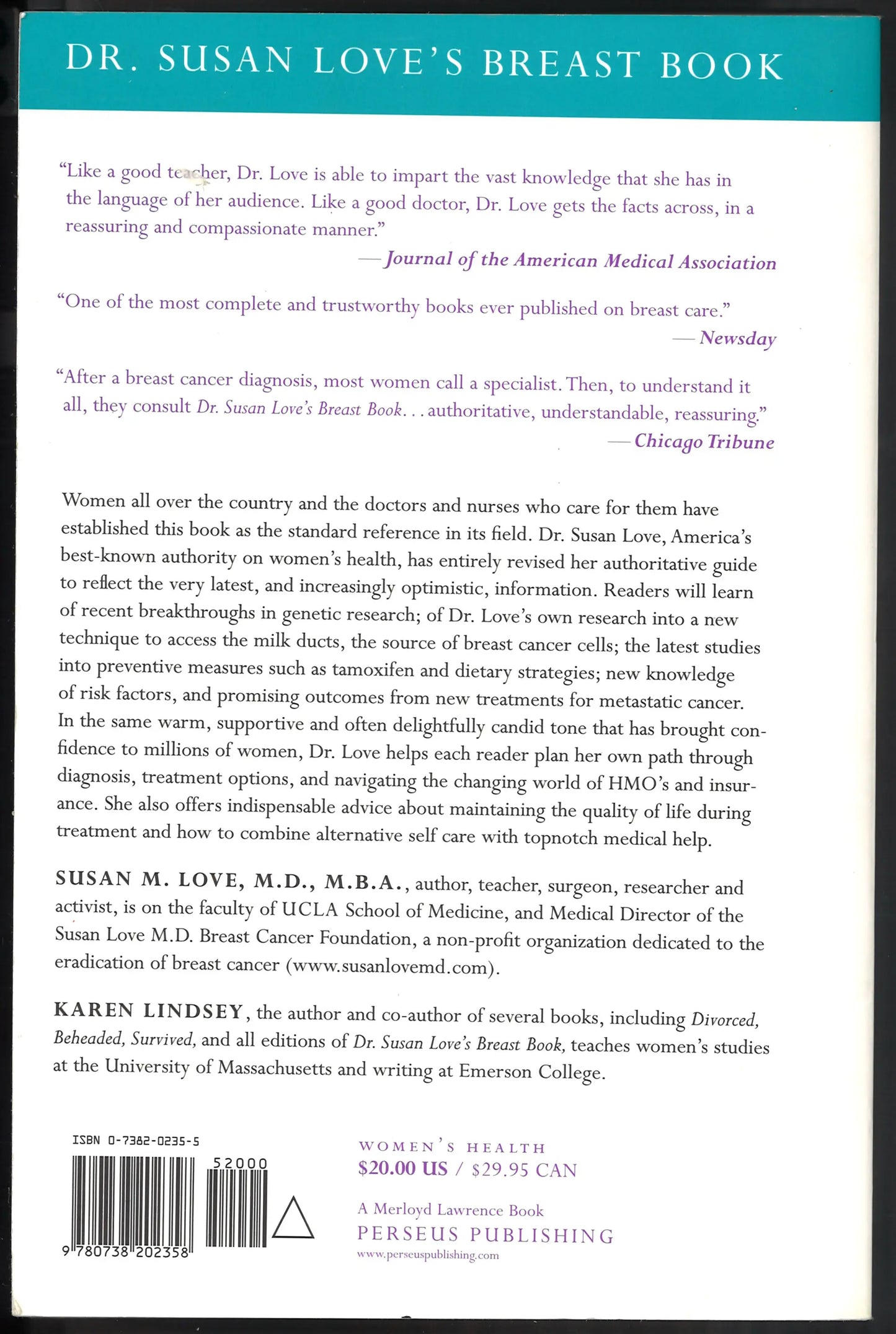 Dr. Susan Love's Breast Book - 3rd Edition