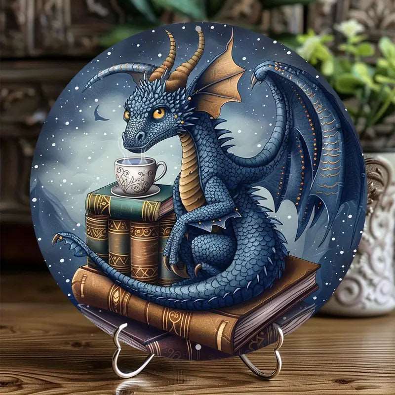 Dragon Bookworm Sign - The Bookstore