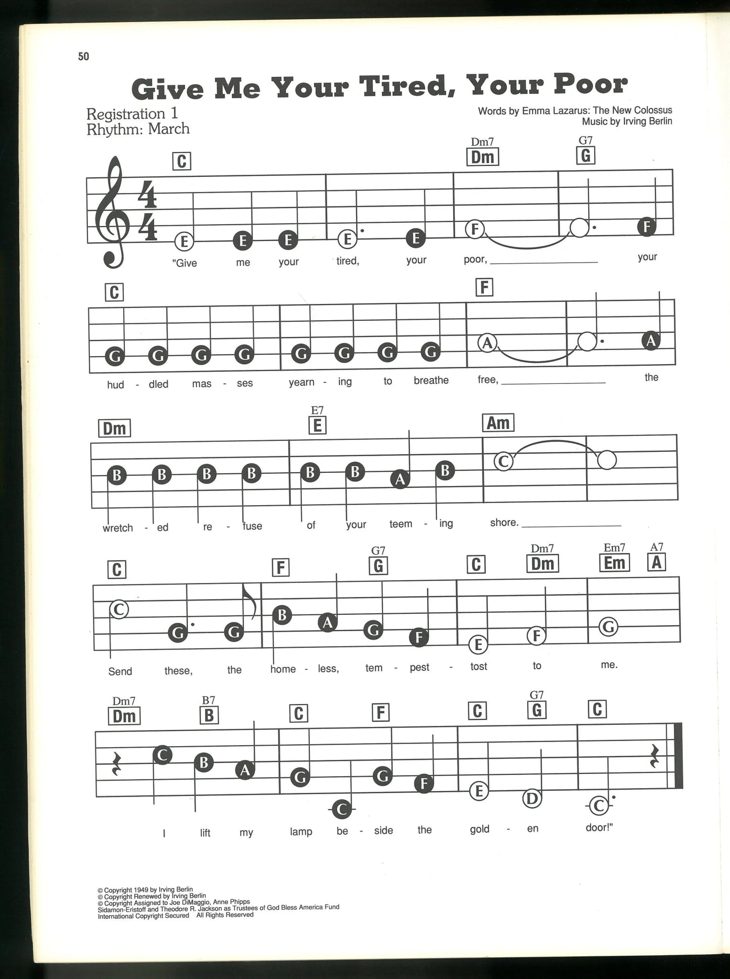 E-Z Play Today: The Irving Berlin Collection (#306) Irving Berlin