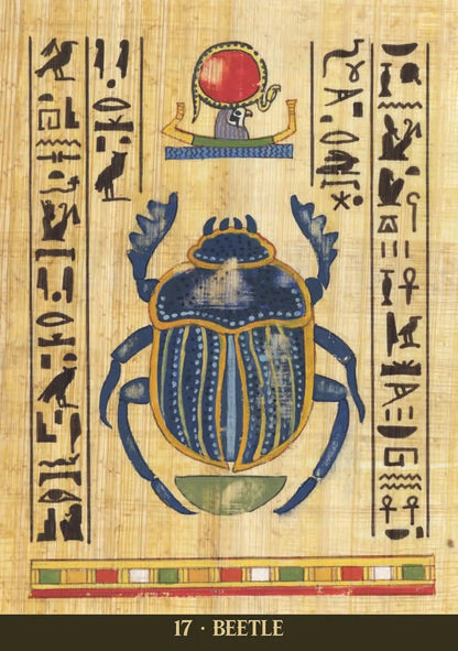Egyptian Sacred Animals Oracle Cards - The Bookstore