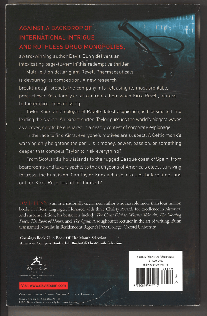 Elixir by Davis Bunn - The Bookstore