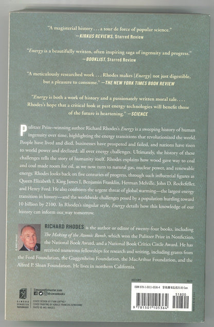 Energy: A Human History - The Bookstore