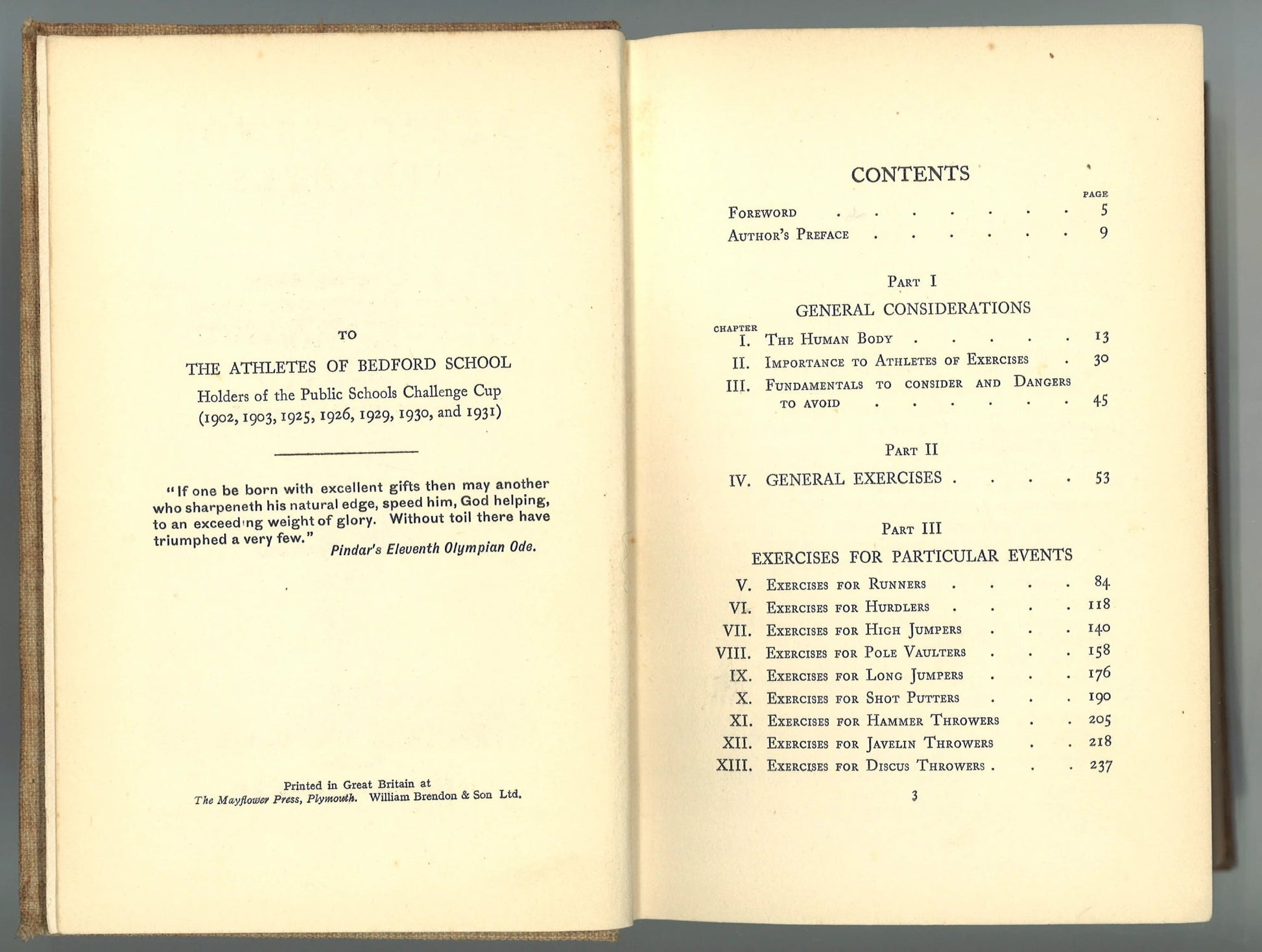 Exercises for Athletes F. A. M. Webster, J. A. Heys L.S.M.