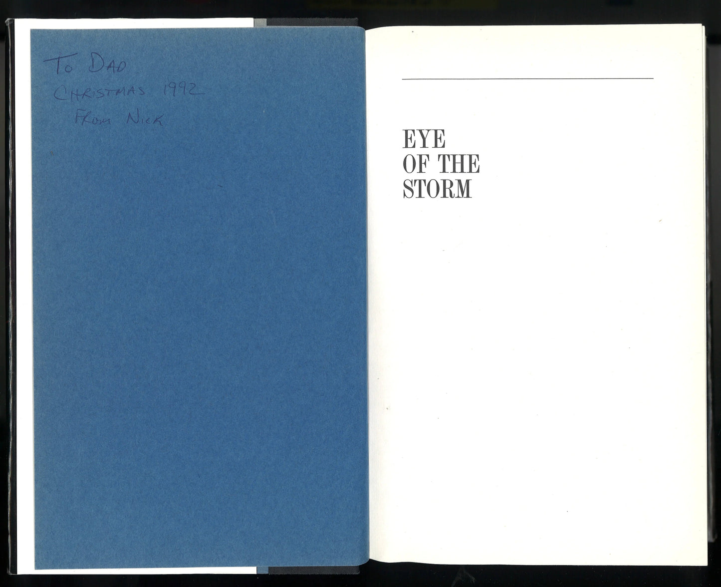 Eye of The Storm (Sean Dillon novel) - The Bookstore