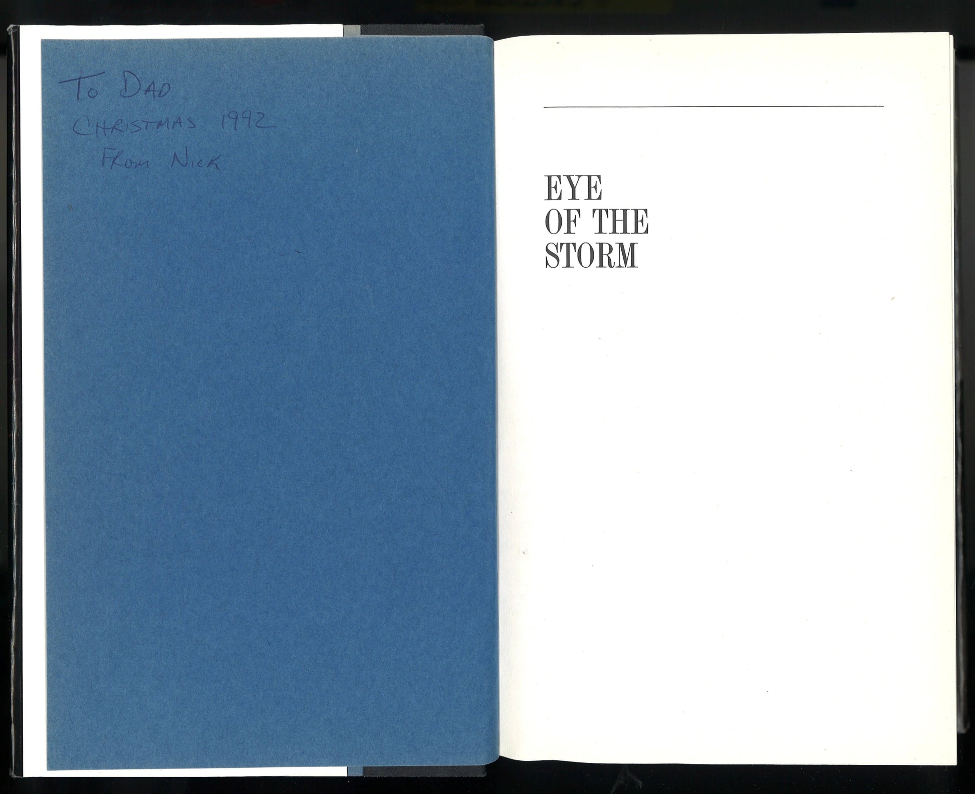 Eye of The Storm (Sean Dillon novel) - The Bookstore