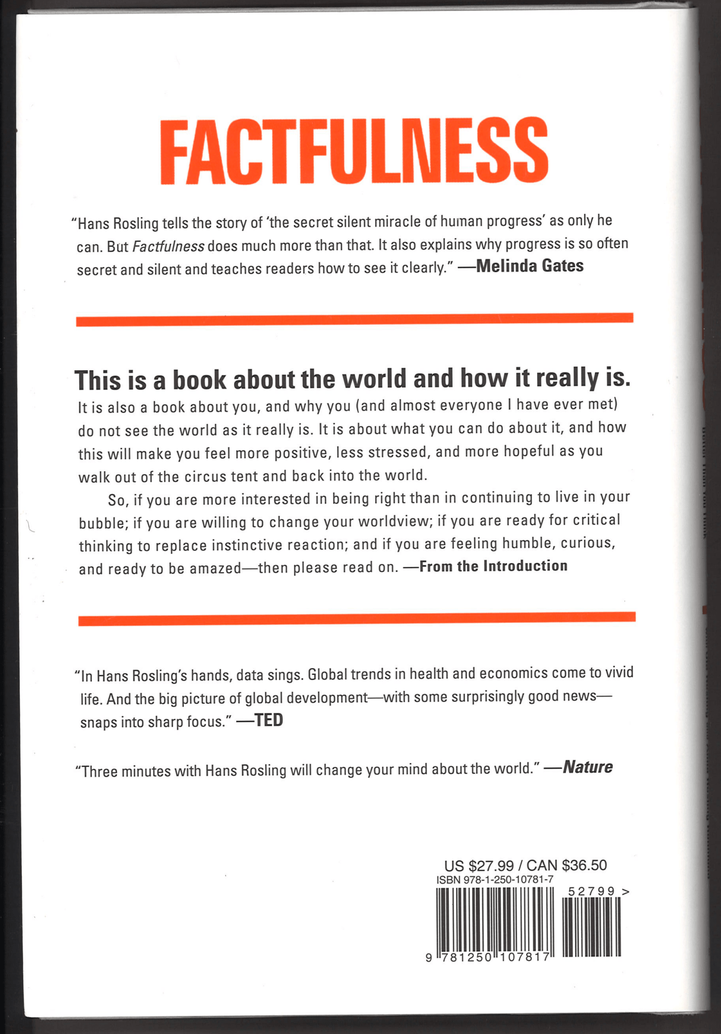 Factfulness: Ten Reasons We're Wrong About the World - and Why Things Are Better Than You Think - The Bookstore