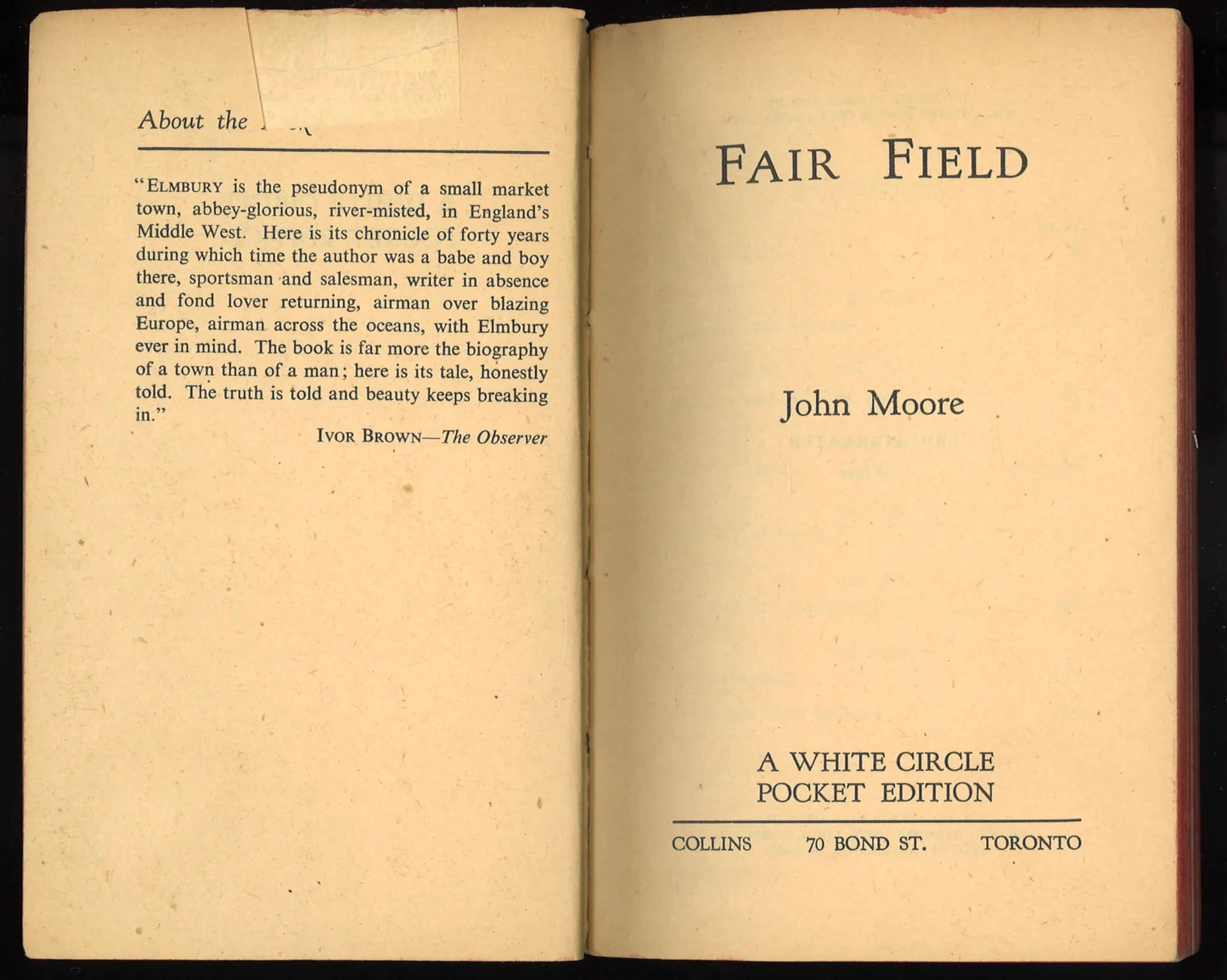 Fair Field - White Circle Pocket Edition 343 (1948) - The Bookstore