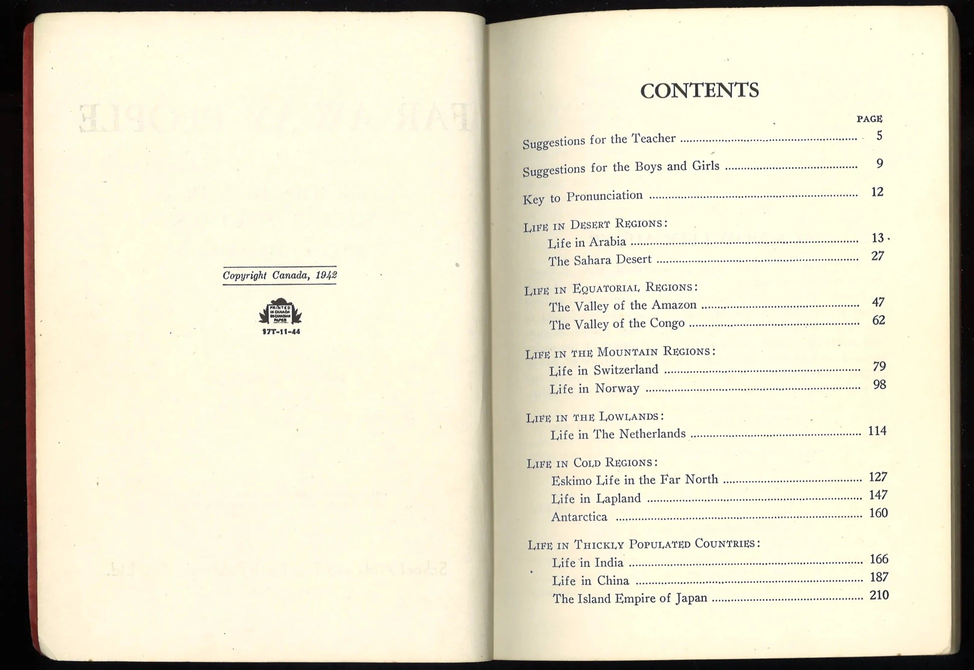Far Away People: Grades III & IV Social Studies (1942) - The Bookstore