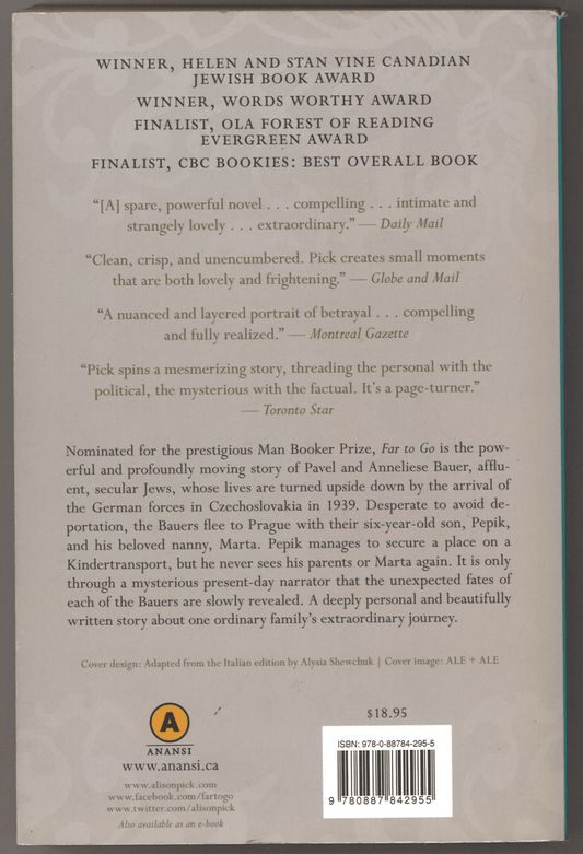 Far to Go by Alison Pick – Award-Winning Historical Fiction - The Bookstore