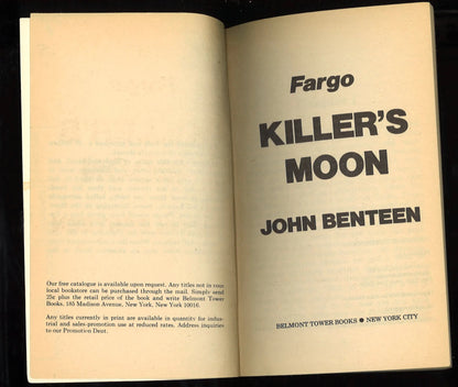 Fargo: Killer's Moon (BT 50970) 1976 - The Bookstore