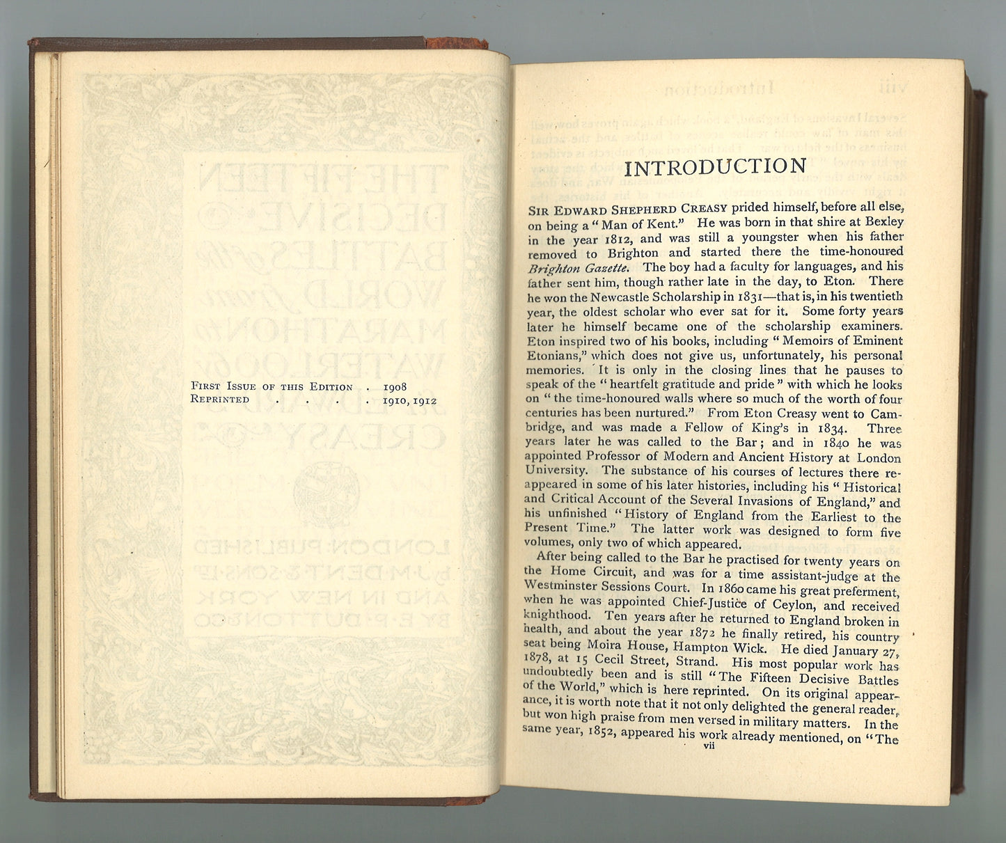 The Fifteen Decisive Battles of the World from Marathon to Waterloo