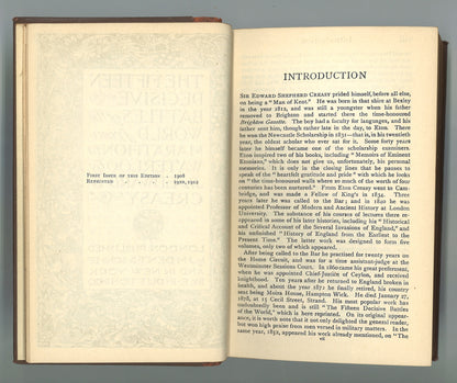 The Fifteen Decisive Battles of the World from Marathon to Waterloo