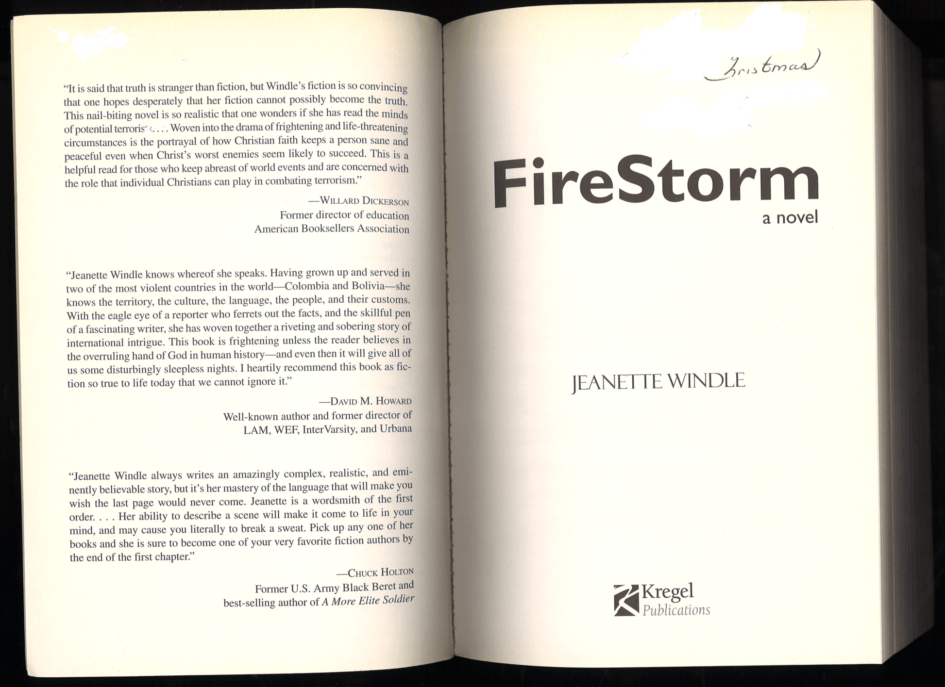 FireStorm: A Novel - The Bookstore